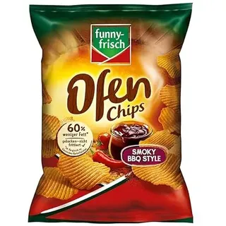 Funny-Frisch ff Ofen Chips Smoky BBQ Style, 125g