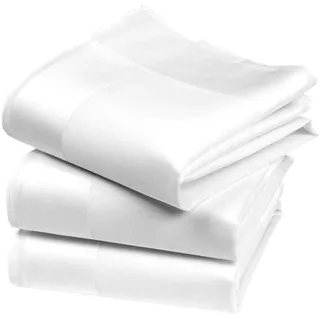 Taschentücher für Herren, Premium, 100 % gekämmte Baumwolle, 45 cm x 45 cm, 3-teilig, Modell A01, sortiert, 45cm x 45cm