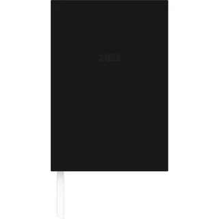 Zettler Buchkalender 1T/1S schwarz 2026