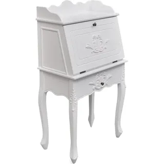 SYFAXTM Sekretär aus Holz im französischen Landhaus-Stil - Weiß