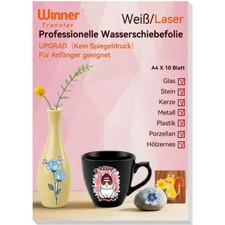 WinnerTransfer Laser Wasserschiebefolie(Weiss) water slide paper