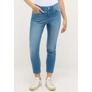 Straight-Jeans ANGELS "ORNELLA", Damen, Gr. 38, N-Gr, blau (light blau used), Denim/Jeans, Obermaterial: 89% Baumwolle, 8% Polyester, 3% Elasthan, Jeans Straight-Jeans