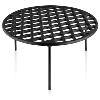 BBQ-Toro Gusseisen Grillrost Ø 40 cm mit 3 Beinen | rund | Dutch Oven Untersetzer, Grill Zubehör | Dreibein, Grillgitter, Gussrost, Topfständer, Gitterrost, Feuergitter, Grillplatte, Gusseisenrost