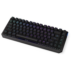 ENDORFY Thock 75% Wireless CZ Black, Kailh Box Black linear switches, wireless keyboard 2.4 GHz and Bluetooth, 75% size mechanical keyboard, Czech layout | EY5C008