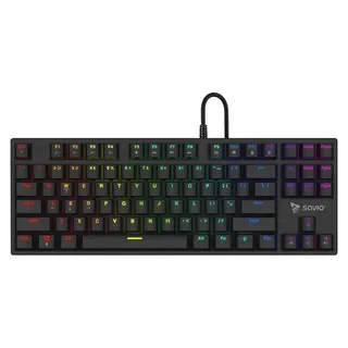 Savio X2 Rgb Gaming-tastatur Mit Mechanischen Tasten Englisch - Schwarz