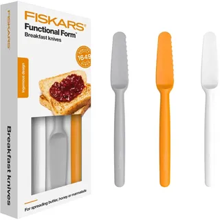 Fiskars Frühstücksmesser-Set 3-tlg. Mehrfarbig