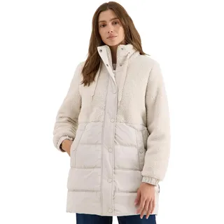 Cecil Damen Teddy Mantel mit Strukturmix