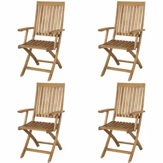 Siena Garden Paleros Gartensessel 80 x 80 x 66 cm braun 4 St.