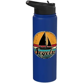 Segelboot Segler Geschenk Männer Boot Kapitän Matrose Segel Stainless Steel Insulated Water Bottle