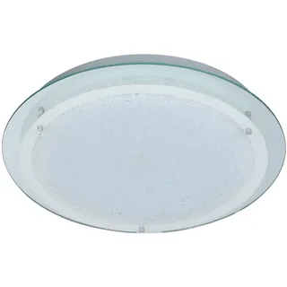 LED Deckenleuchte MORA, Chrom, LED Deckenlampen Deckenleuchte Deckenlampe - Silber