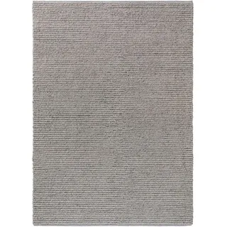 benuta Pure Wollteppich Beads Grau 200x300 cm , Textil , Beton Optik , Rechteckig , 200x300 cm , pflegeleicht , Teppiche und Böden, Teppiche, Schafwollteppiche