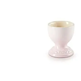Le Creuset Steinzeug Eierbecher mit Stand-Fuß, 9 g, 5.3 x 5.3 x 5.9 cm, Shell Pink, 71702007770099