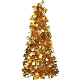 Mica Decorations Weihnachtsbaum Ø 22 cm x 60 cm Gold
