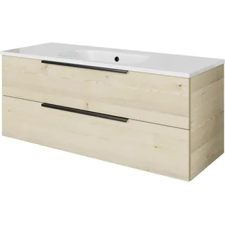 Pelipal Badmöbel-Set Quantum 07 Polar Pinie Quer 121 cm 2 Auszüge