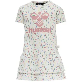Hummel Aurora Kurzarmkleid - Marshmallow - 74 cm