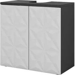 Vicco Waschbeckenunterschrank Edge, 60 x 57 cm mit 2 Türen