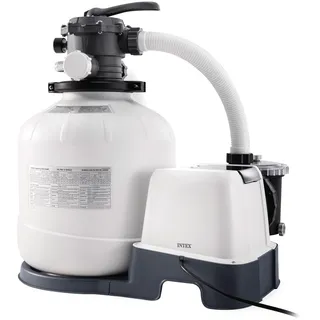 Intex Krystal Clear Sandfilteranlage weiß 0,64 m
