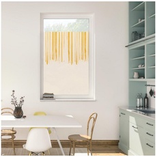 Bild Fensterfolie selbstklebend, Sichtschutz, Flowing Honey - Gelb«, 1 St., blickdicht, glattstatisch haftend, gelb