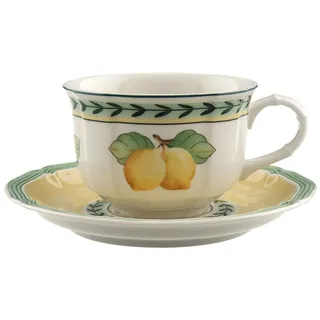 Villeroy & Boch Teetasse mit Untertasse 0,13 l Bunt