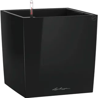 LECHUZA Cube Premium 50 50 x 50 x 50,5 cm Schwarz hochglanz