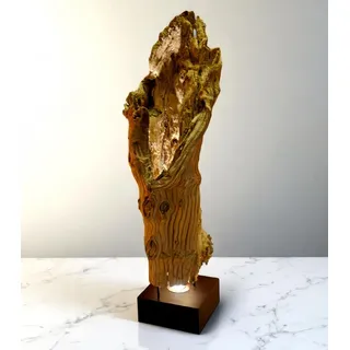 Treibholz Stehlampe Baumstamm Holzlampe Unikat Handarbeit Stehleuchte Natur Deko