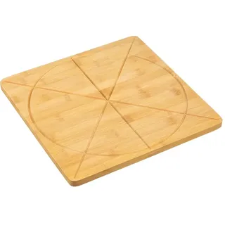 KESPER Pizzateller 33 x 33 cm Natur Braun