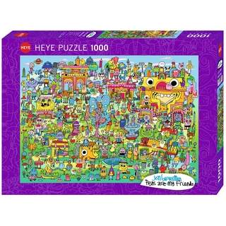 Heye Doodle Village Puzzle