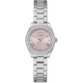 GUESS Damen Analog Quarz Armbanduhr Mini Luna