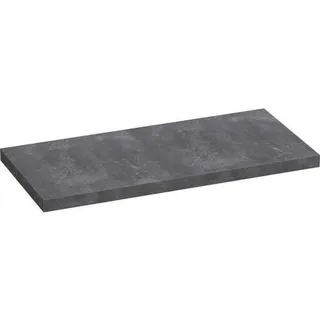 Voleo Waschtisch-Abdeckplatte , Anthrazit, Dunkelgrau , Holzwerkstoff , eckig , 50.5x3.8x110 cm , Made in Germany , Badezimmer, Waschbecken & Armaturen, Waschbecken