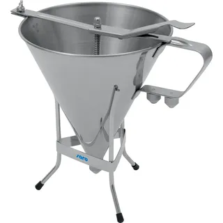 Saro Portioniertrichter 1,8 L Edelstahl 3 Düsen (Ø 4/5/6 mm)