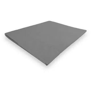 Soleil d'Ocre Vermerkt Flaches Blatt, Plat, Baumwolle, Grau, 180 x 290 cm