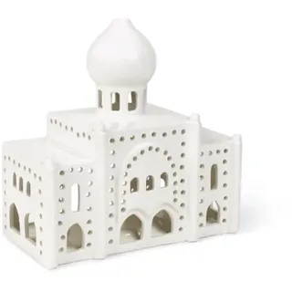 Kähler Urbania Tivoli Lichthaus Nimb in der Farbe Weiss h 17cm