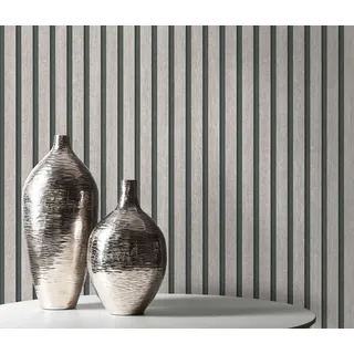 Vliestapete ERISMANN "Vliestapete ACCOUSTIC", grau (helltaupe), B:0,53m H:0,85m L:10,05m, Vlies, Tapeten, Vliestapete