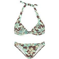 Bild Triangel-Bikini, Florales Design, bunt
