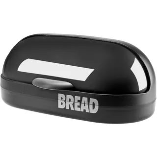 Galicja Brot Aufbewahrungsbox Molly – Brotkorb Modern –brotaufbewahrungsbox – Brot Plastik – Brotbehälter Für Brot Frisch – Brotkorb Mit Deckel – Brotaufbewahrung – 37x20x16cm Schwarz