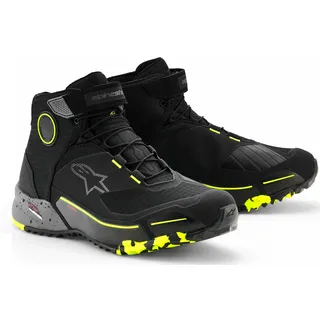 Alpinestars CR-X, Drystar - Schwarz/Grau/Neon-Gelb - 10 US