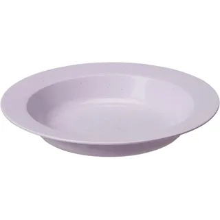 GastroMax Teller Tief 22 cm BIO | Lavendel | Picknick, Camping, Grillen, für drinnen/draußen | Hitzebeständig | Lebensmittelsicher und BPA-frei | Spülmaschinen- und mikrowellenfest | L22 x W22 x H4 cm