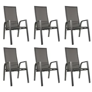 Gardissimo BERN Alu Diningsessel Stapelsessel Gartenstuhl verstellbar