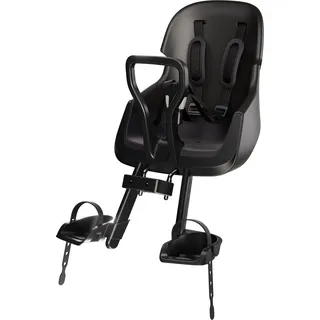 Bobike Exclusive Evolve Mini Vorderer Kindersitz Für Fahrräder - Black - Max 15 kg