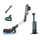 PowerDetect Speed Luxe Collection Clean & Empty Akku-Staubsauger Blau