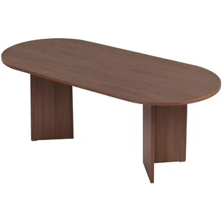 AHD Amazing Home Design Ausziehtisch 160–200 cm x 90 cm x 75 cm Walnuss