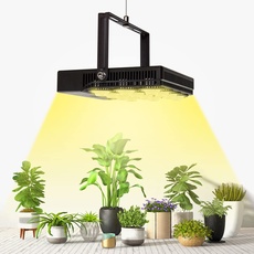 SANSI LED Pflanzenlampe für Zimmerpflanzen, 45W Grow Lampe (450 Watt Äquivalent), Vollspektrum mit optischer Linse für hohe PPFD energiesparende Pflanzenlichter für Gewächshaus nicht dimmbar