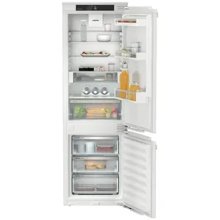 Liebherr Kühl-Gefrier-Kombination , Schwarz, Weiß , Metall, Kunststoff , 3,1 Schubladen , 55.9x177x54.6 cm , Abtauautomatik, LED-Innenbeleuchtung, elektronische Temperaturregelung, Warneinrichtung bei geöffneter Tür, No-Frost, Temperaturanzeige, Kindersicherung, Super-Kühlen, Super-Gefrieren, Innenraumbeleuchtung, Urlaubsschaltung, Schließdämpfung, Null-Grad-Zone, LED-Display, Türanschlag wechselbar , Küchen, Küchenelektrogeräte, Kühlschränke & Gefrierschränke, Kühl- & Gefrierkombination