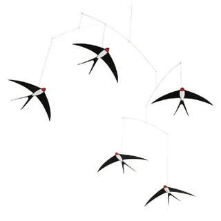 Flensted Mobiles - Flying Swallows Mobile 5