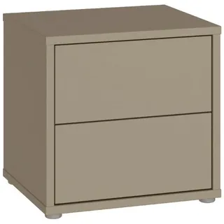Forte Nachtschrank Alice Springs 49,8 x 41,5 x 47,9 cm Taupe