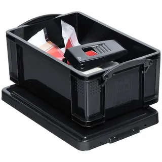 Really Useful Box Aufbewahrungsbox 9,0 l schwarz 39,5 x 25,5 x 15,5 cm