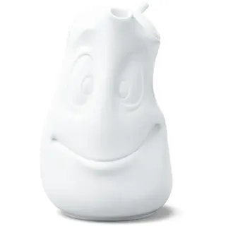 FIFTYEIGHT PRODUCTS / Tassen / Kanne „Gut drauf“ (Porzellan, 1200 ml, weiß, Made in Germany)