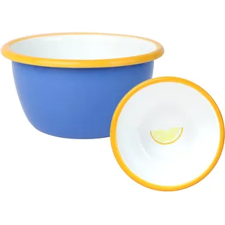 Talking Tables Bon Appetit handgefertigte 10 cm kleine Emaille-Schale, bruchfest & spülmaschinengeeignet, wiederverwendbares Geschirr für drinnen & draußen, Snacks, Desserts, Grillen & Picknicks