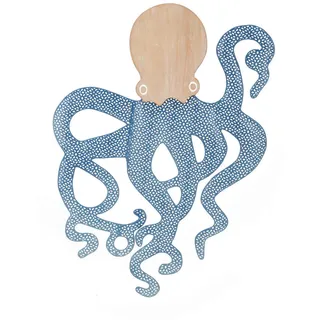 Wanddeko , Blau , Metall, Holzwerkstoff , 57x41x1.5 cm , Bilder & Rahmen, Wanddeko