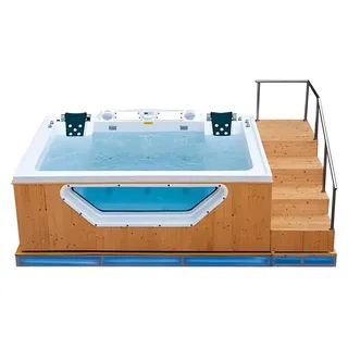Relaxpool Sprudelbad Spa Whirlpool Hydromassagewanne Massagebad 356x202 cm